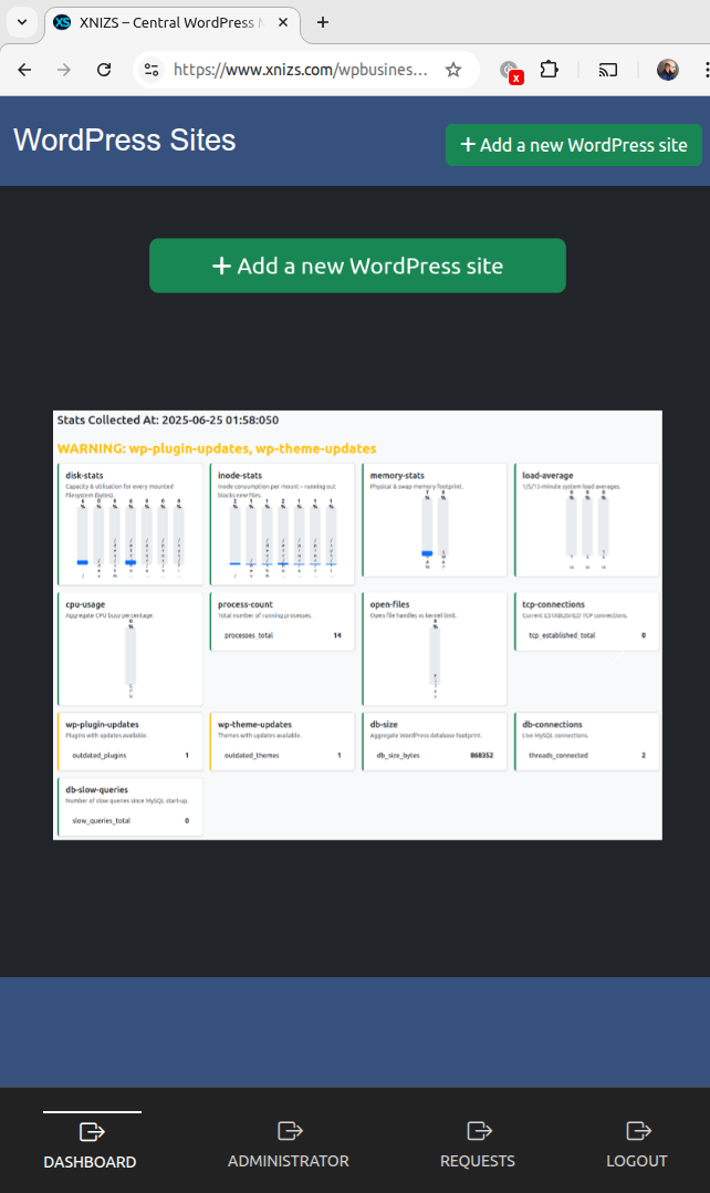 WordPress management illustration
